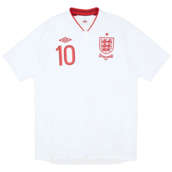 Maillot Retro Vintage Angleterre Domicile 2012 2013 Rooney