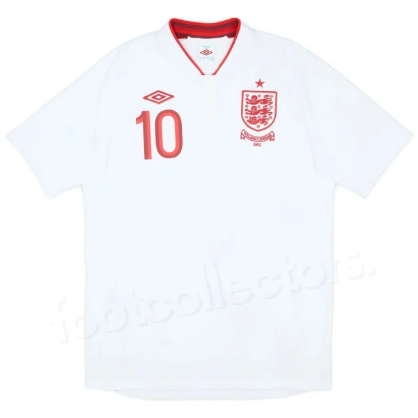 Maillot Retro Vintage Angleterre Domicile 2012 2013 Rooney