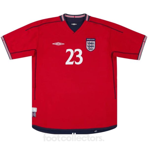 Maillot Retro Vintage Angleterre Away 2002 2004 Rooney