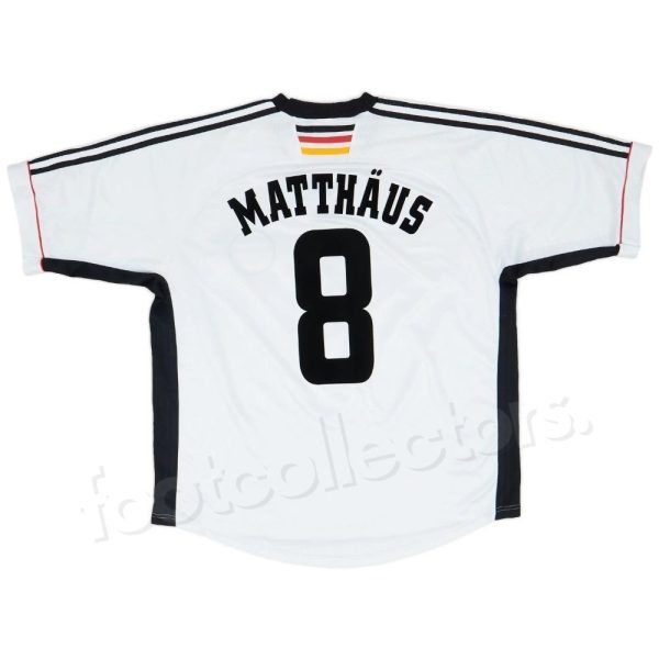Maillot Retro Vintage Allemagne Domicile 1998 2000 Matthaus