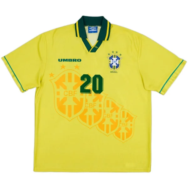 Camiseta local de Brasil 1994 Ronaldo