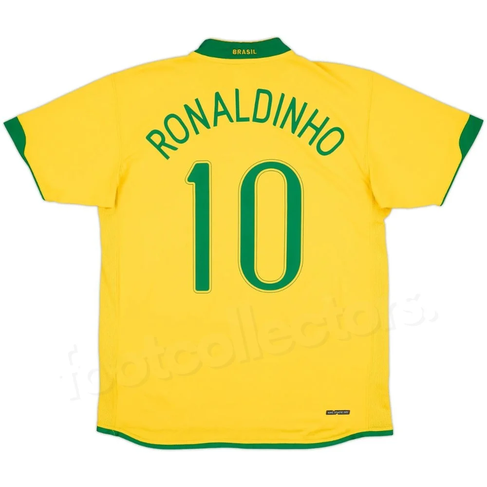 Maillot Brésil Domicile 2006-2008 Ronaldinho