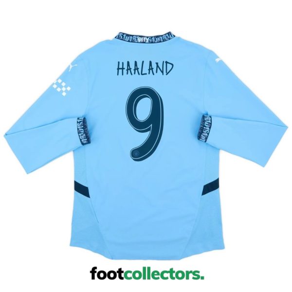 Maillot Manchester City Domicile 2024 2025 Haaland Manches Longues