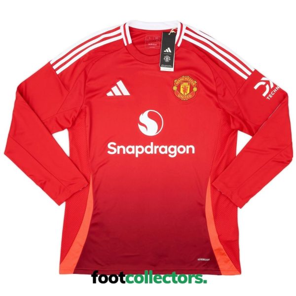 Maillot Manchester United Domicile 2024 2025 Manches Longues