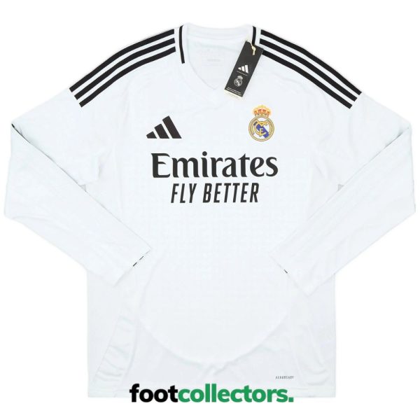 Maillot Real Madrid Domicile 2024 2025 Manches Longues