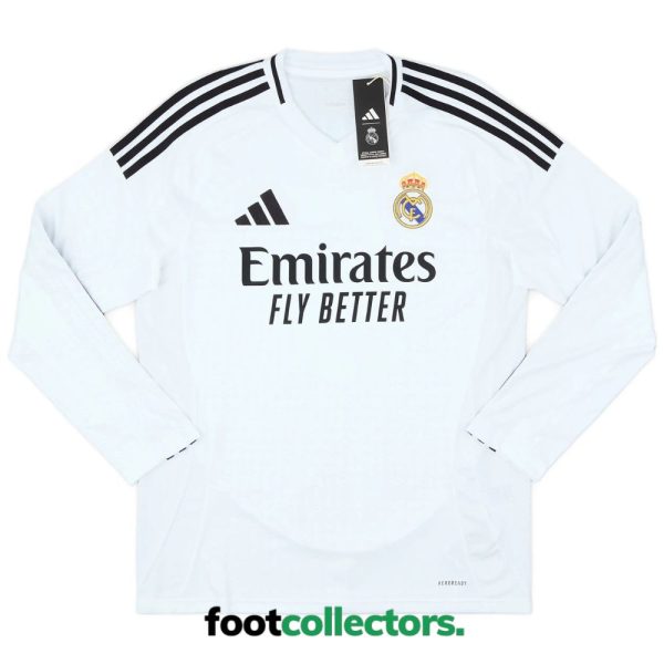Maillot Real Madrid Domicile 2024 2025 Bellingham Manches Longues