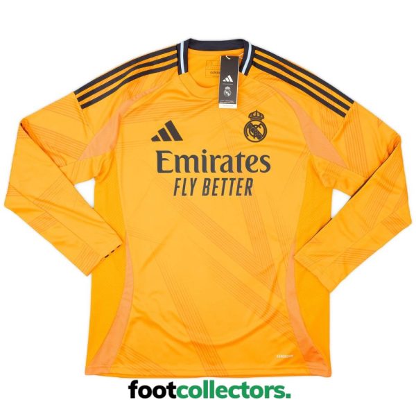 Maillot Real Madrid Exterieur 2024 2025 Manches Longues