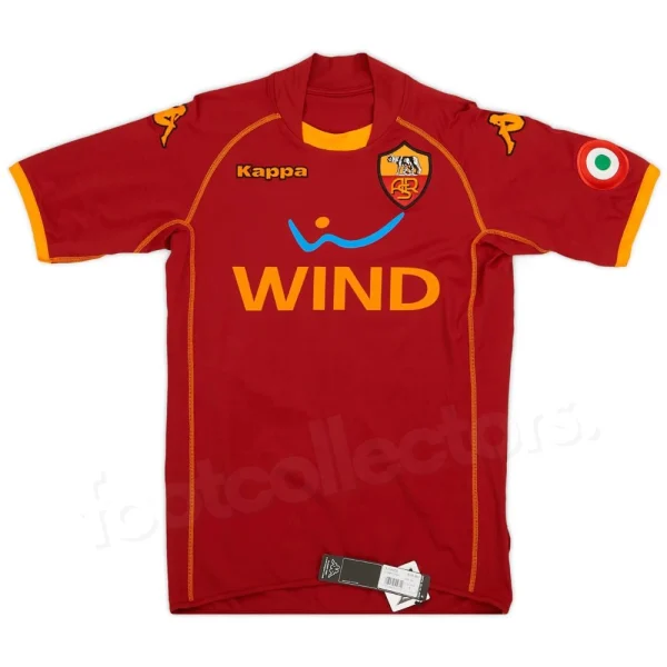 Maillot Retro Vintage AS Roma Domicile 2008 2009 Totti