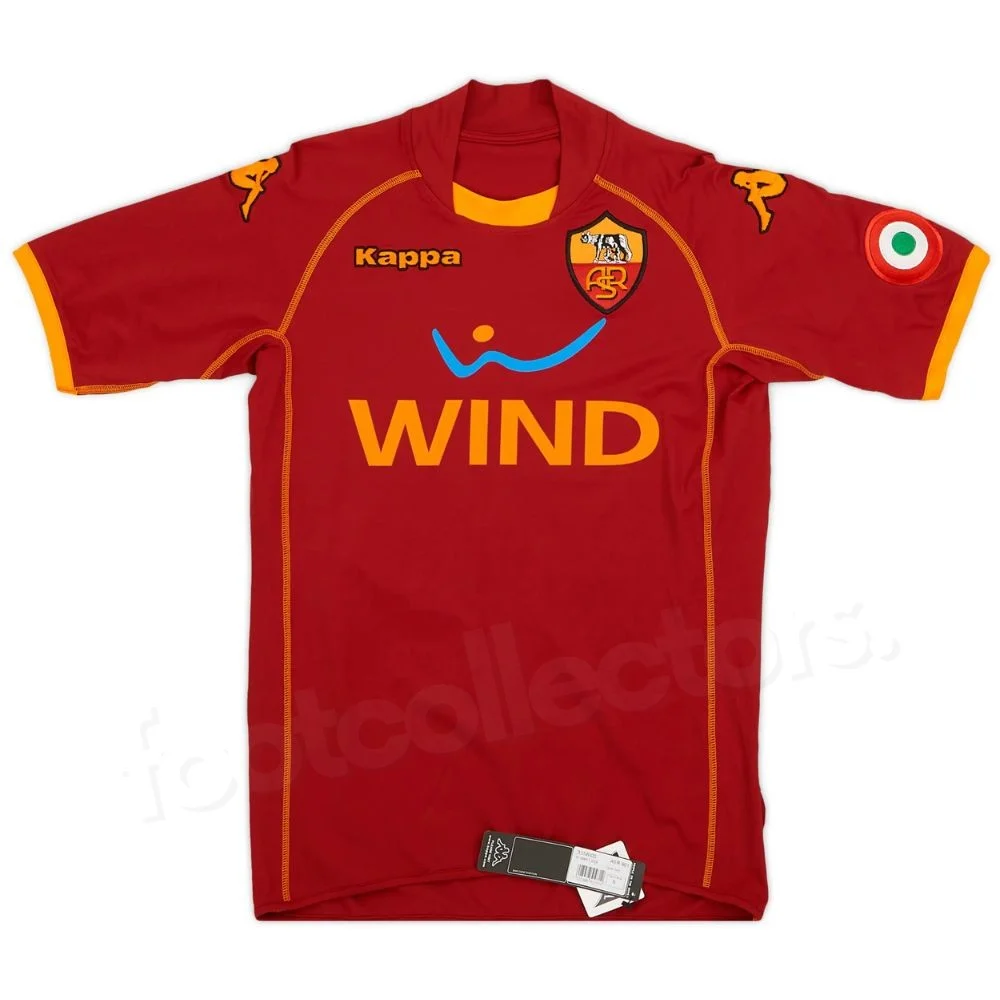 Maillot Retro Vintage AS Roma Domicile 2008 2009 Totti