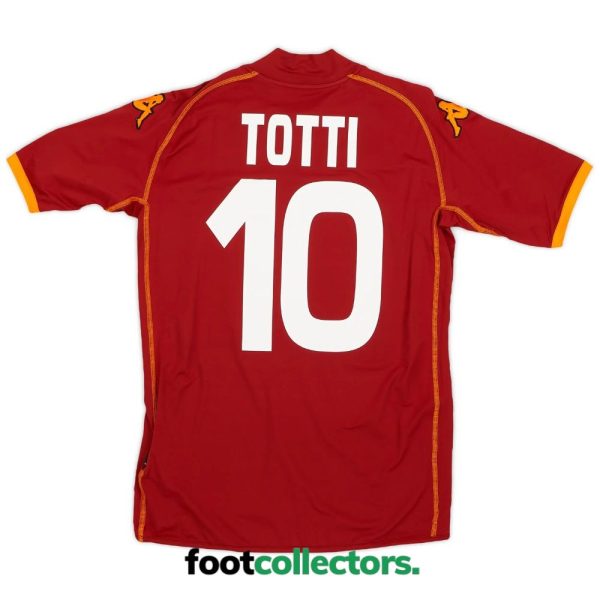 Maillot Retro Vintage AS Roma Domicile 2008 2009 Totti