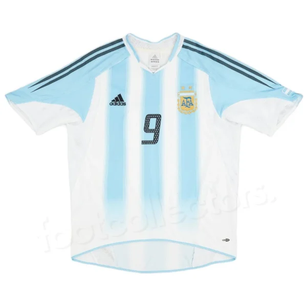 Maillot Retro Vintage Argentine Domicile 2004 2005 Crespo