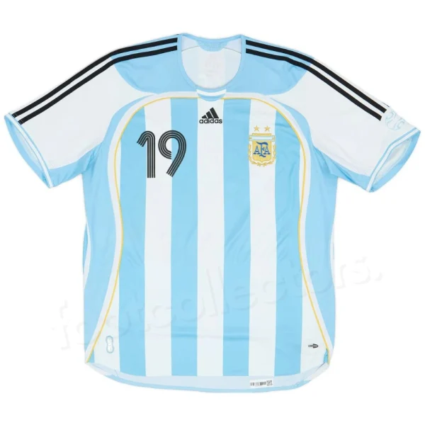 Maillot Retro Vintage Argentine Domicile 2005 2007 Messi