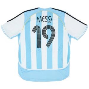 Maillot Retro Vintage Argentine Domicile 2005 2007 Messi