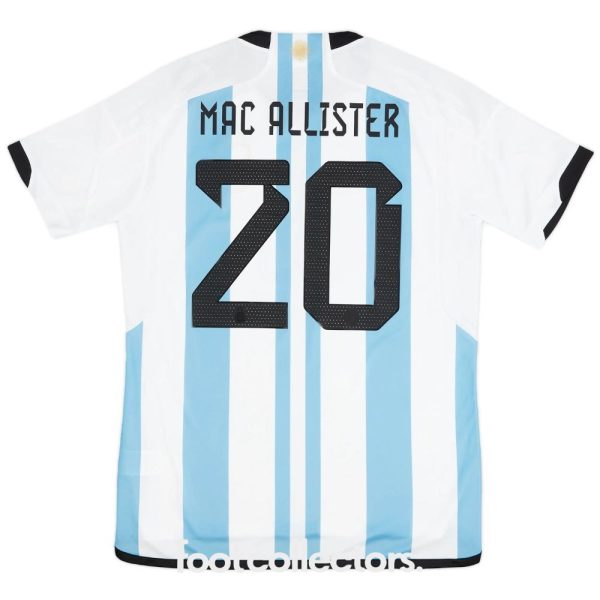 Maillot Retro Vintage Argentine Domicile 2022 2023 Allister