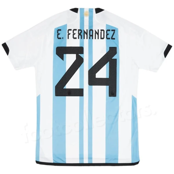 Maillot Retro Vintage Argentine Domicile 2022 2023 Fernandez