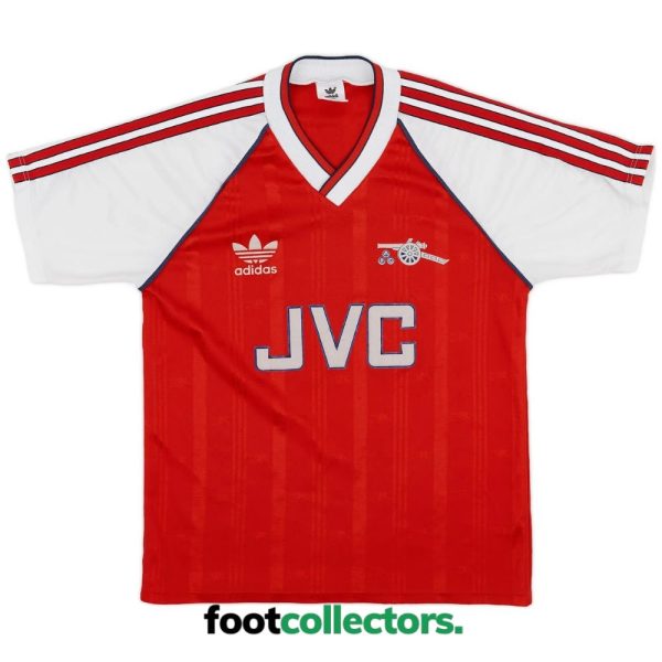 Maillot Retro Vintage Arsenal Domicile 1988 1990