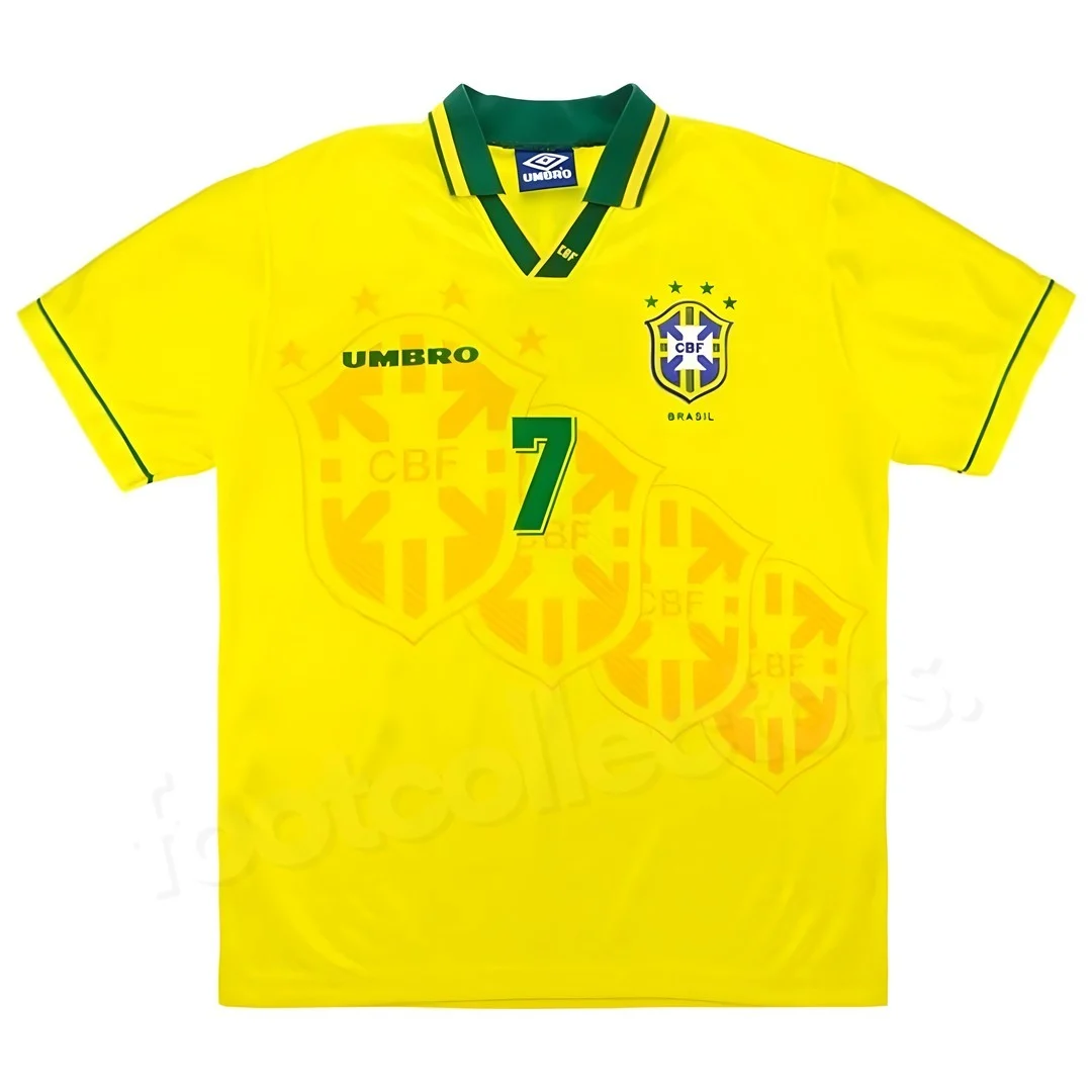 Maillot Retro Vintage Brésil 1994 Bebeto