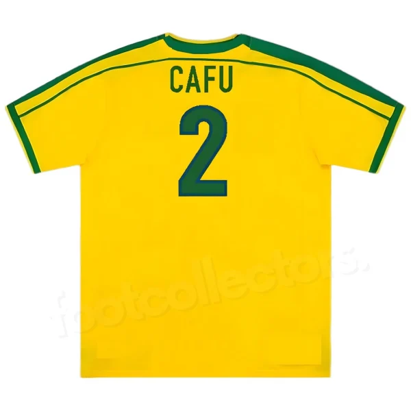 Brazil Home Jersey 1998 Cafu