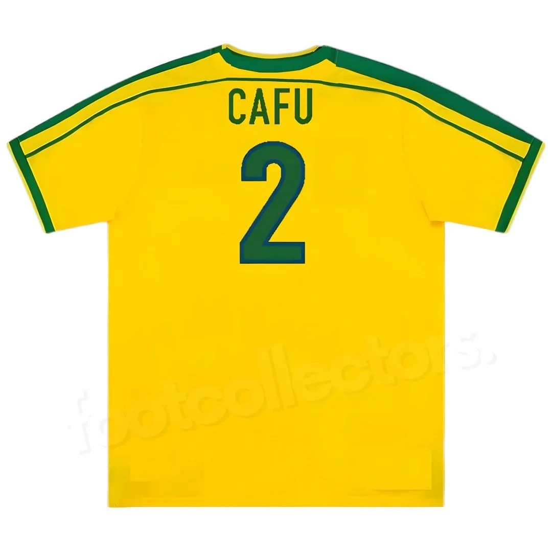Maillot Retro Vintage Brésil 1998 Cafu