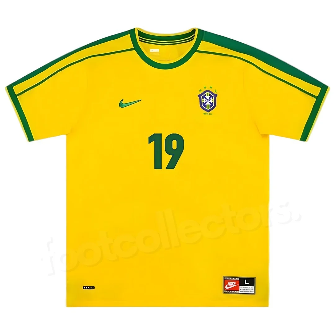 Maillot Retro Vintage Brésil 1998 Denilson
