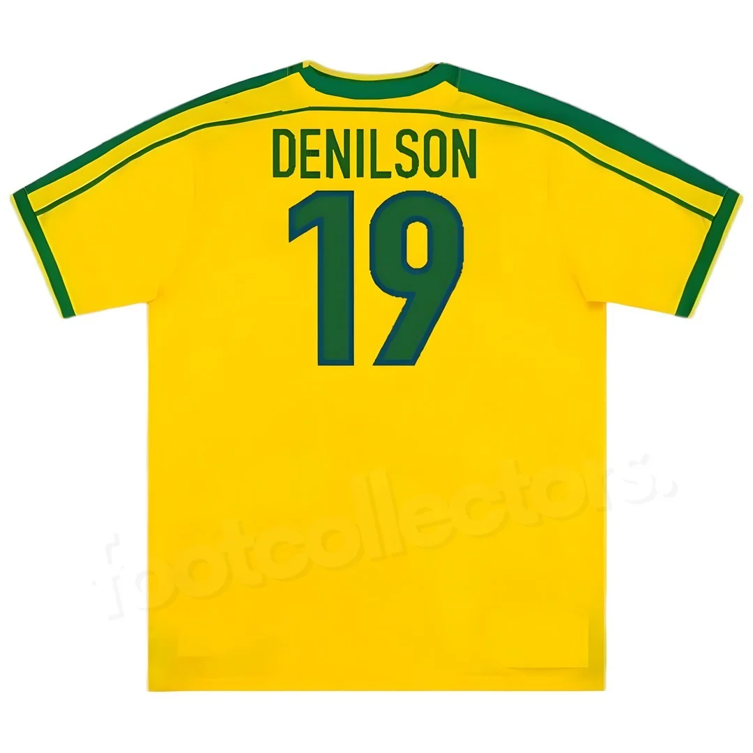 Maillot Retro Vintage Brésil 1998 Denilson