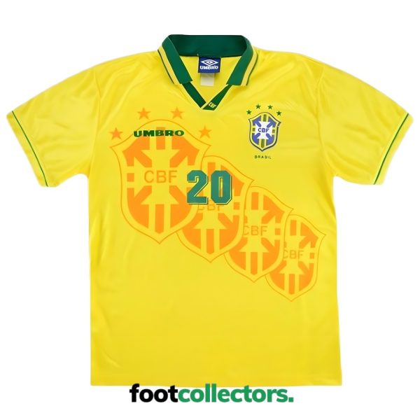 Maillot Retro Vintage Brésil Domicile 1994 Ronaldo