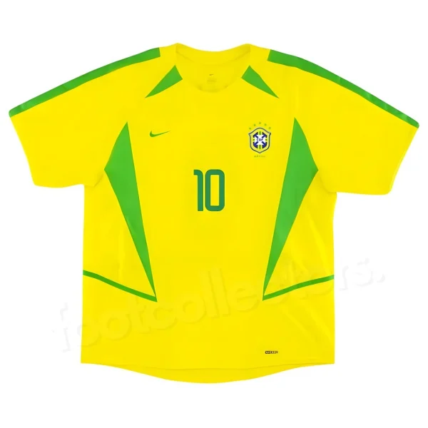 Brazil Home Jersey 2002 Rivaldo