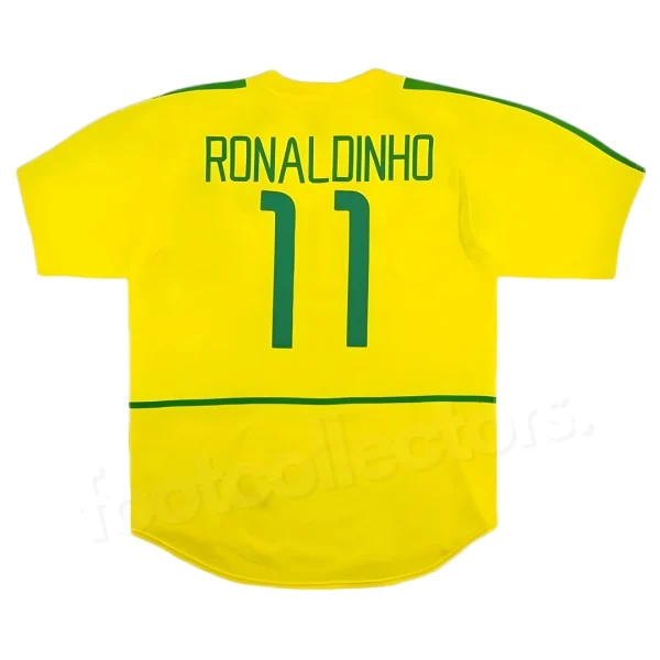 Maillot Bresil Domicile 2002 Ronaldinho