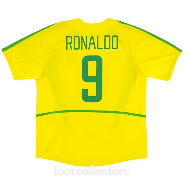 Maillot Retro Vintage Brésil Domicile 2002 Ronaldo