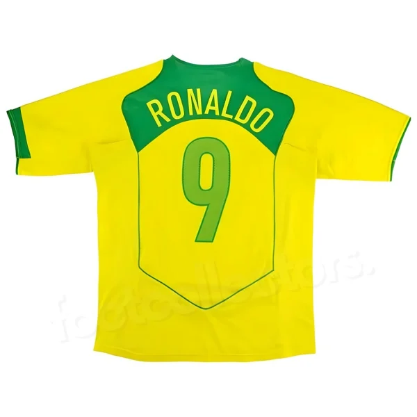 Maillot Bresil Domicile 2004 Ronaldo