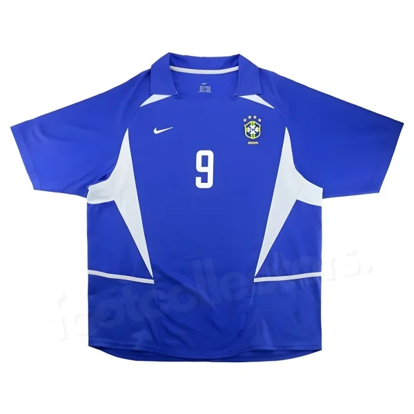 Maillot Bresil Exterieur 2002 Ronaldo