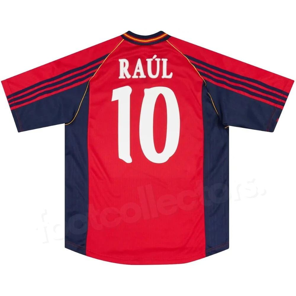 Maillot Retro Vintage Espagne Domicile 1998 1999 Raul