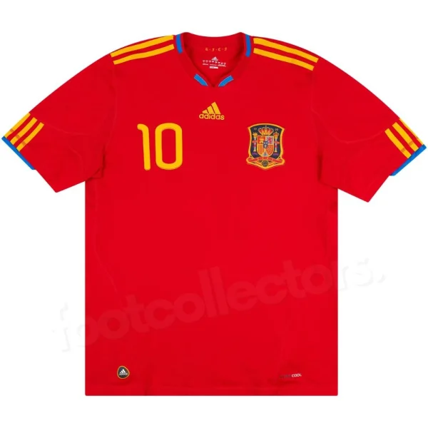 Spain Home Shirt 2009-2010 Fabregas