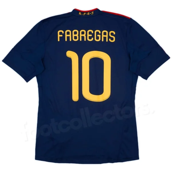 Maillot Espagne Exterieur 2010-2011 Fabregas