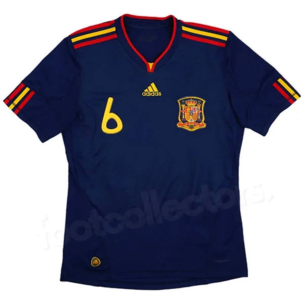 Maillot Espagne Exterieur 2010 2011 Iniesta