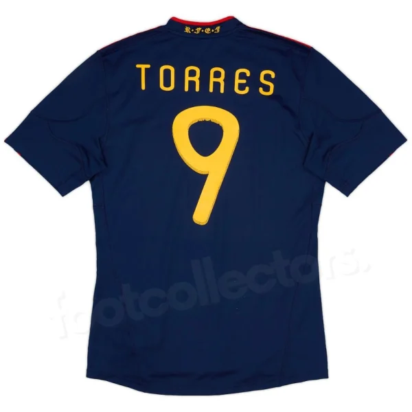 Maillot Espagne Exterieur 2010-2011 Torres