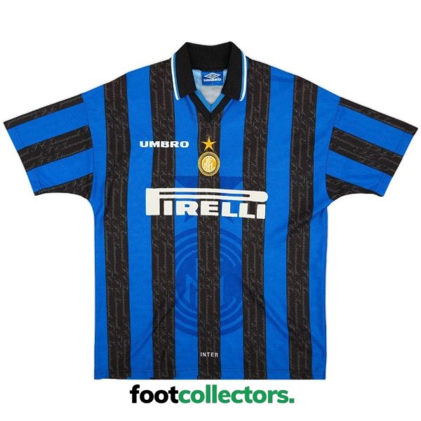 Maillot Retro Vintage Inter Milan 1997 1998 Zamorano