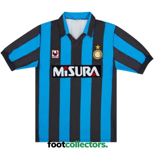 Maillot Retro Vintage Inter Milan Domicile 1990 1991