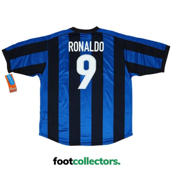 Maillot Retro Vintage Inter Milan 1999 2000 Ronaldo