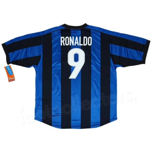 Maillot Inter Milan Domicile 1999 2000 Ronaldo