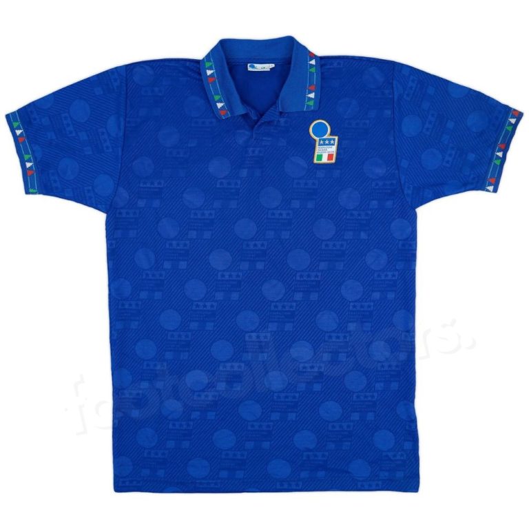 Maillot Italie 1993-1994 Rétro Vintage – Domicile Bleu Marine – Taille L – État Parfait