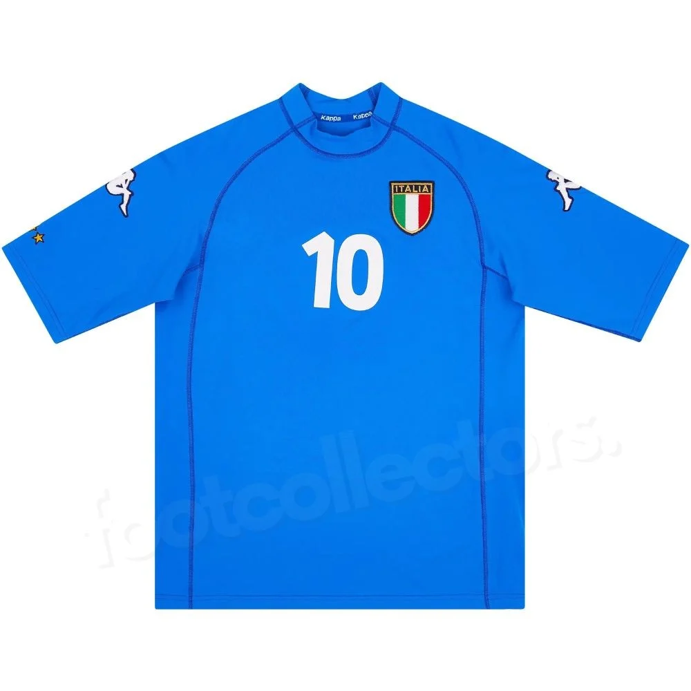 Camiseta retro vintage de local de Italia 2000-2001 Del Piero