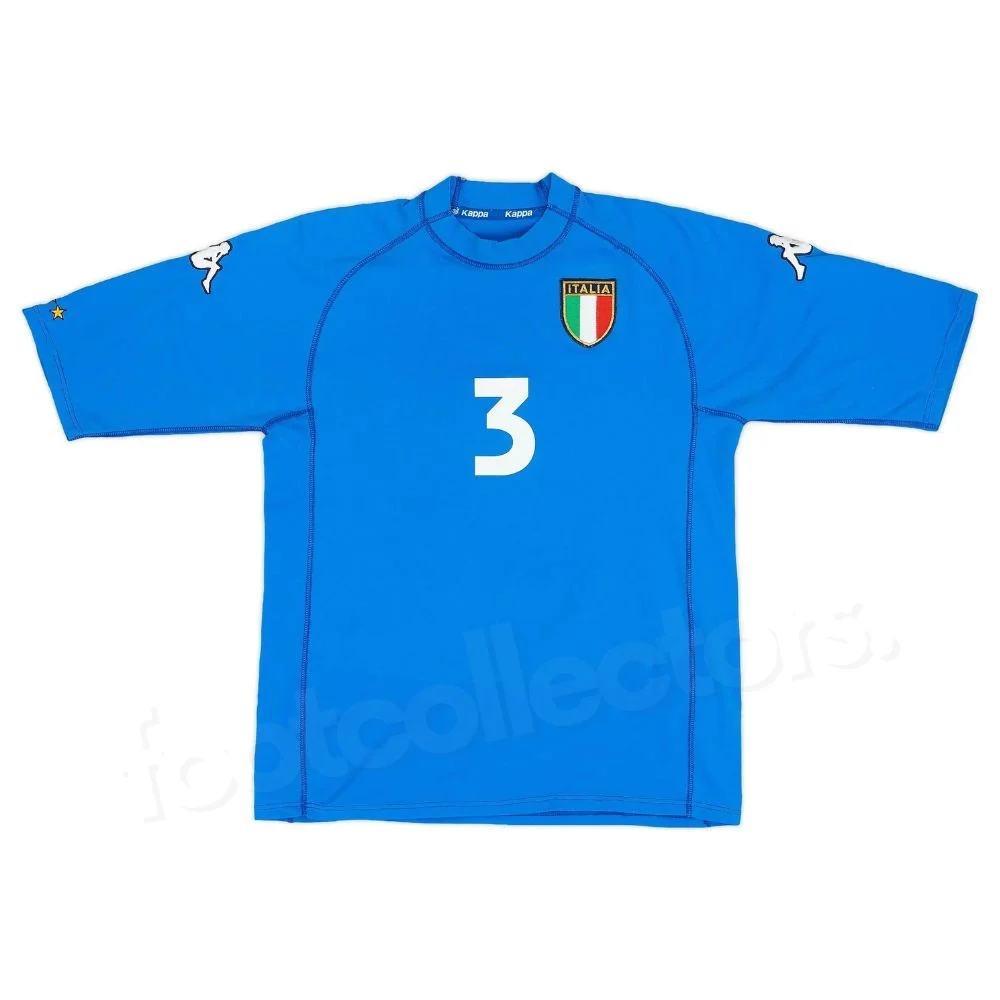 Maillot Retro Vintage Italie Domicile 2000 2001 Maldini