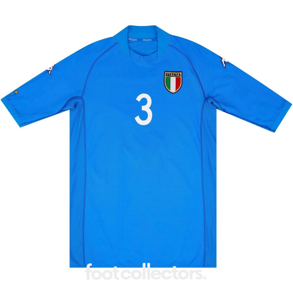 Maillot Retro Vintage Italie Domicile 2002 Maldini