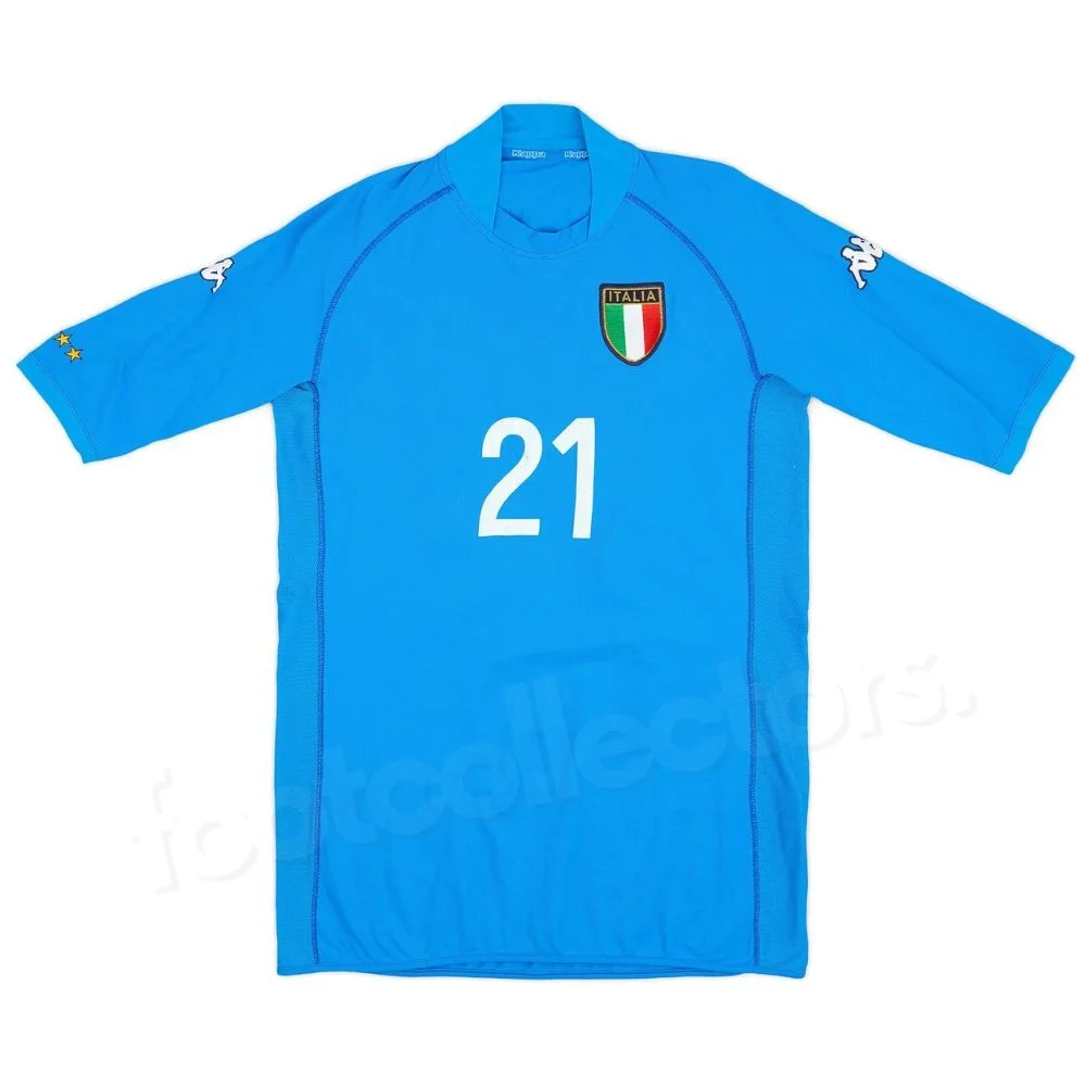 Maillot Retro Vintage Italie Domicile 2002 Vieri