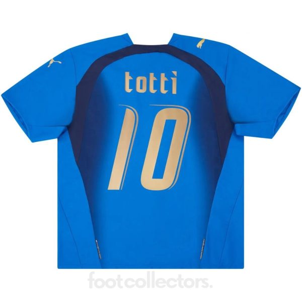 Maillot Retro Vintage Italie Domicile 2006 Totti