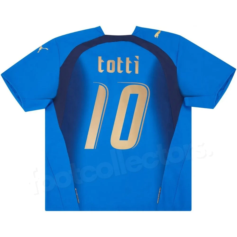 Maillot Retro Vintage Italie Domicile 2006 Totti