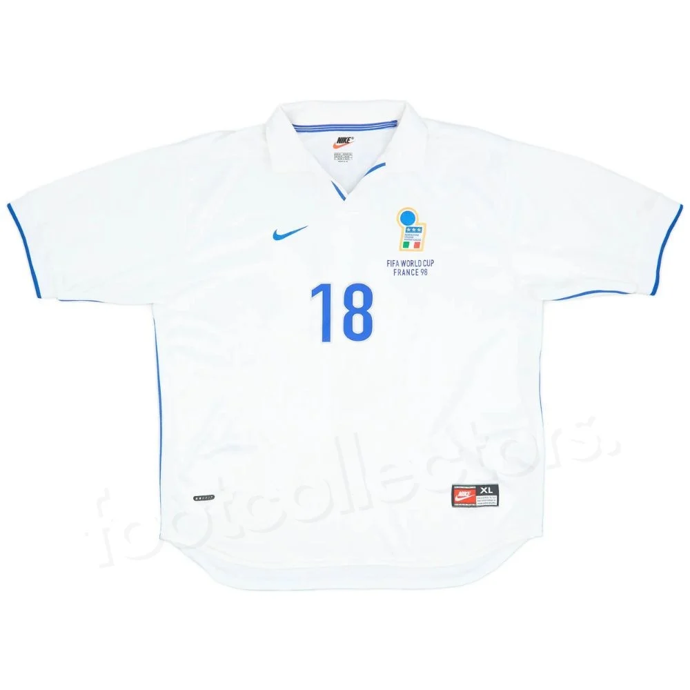Maillot Retro Vintage Italie Exterieur 1997 1998 Baggio