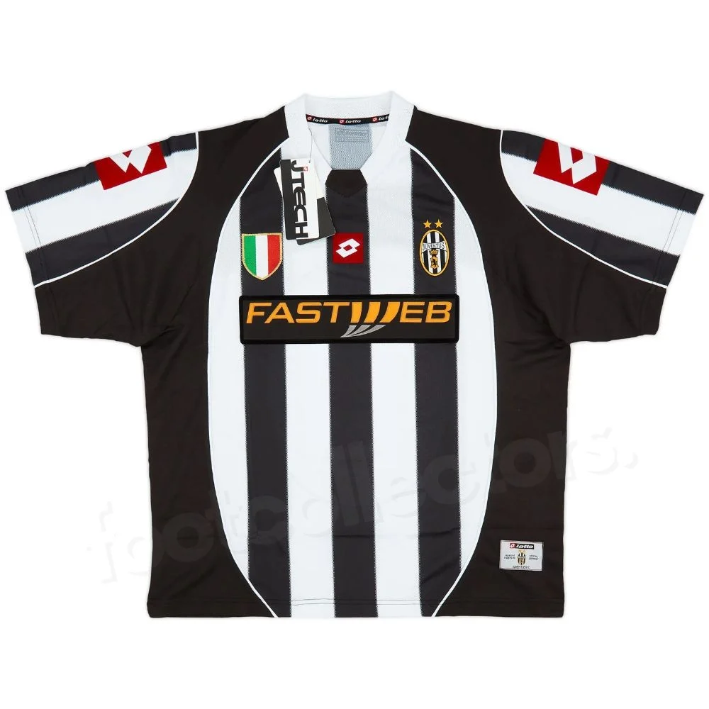 Maillot Retro Vintage Juventus Domicile 2002 2003 Nedved