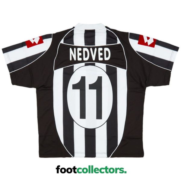 Maillot Retro Vintage Juventus Domicile 2002 2003 Nedved